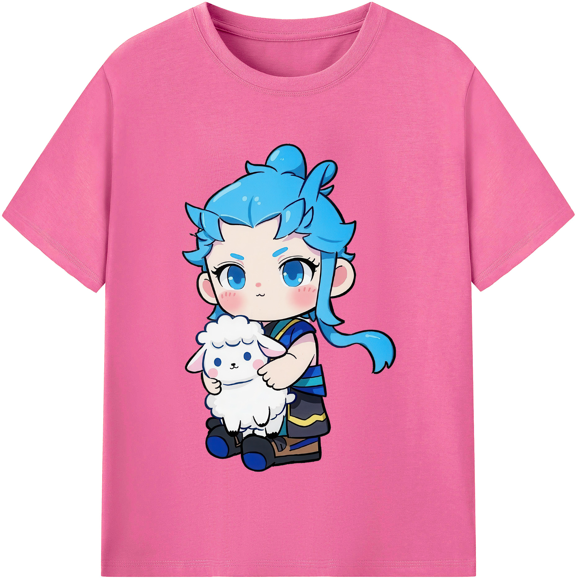 （画像用） Ne Zha 2 ナタ 魔童の大暴れ レディースカジュアルプリントTシャツ（綿100％）